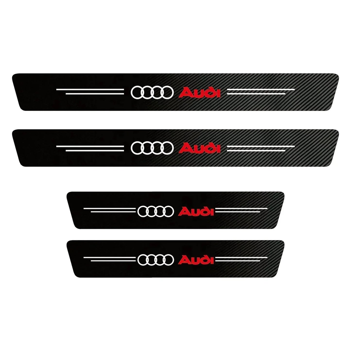 Carbon Fiber Car Door Sill Protector 8Pcs